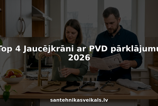 Top 4 Jaucējkrāni ar PVD pārklājumu 2026