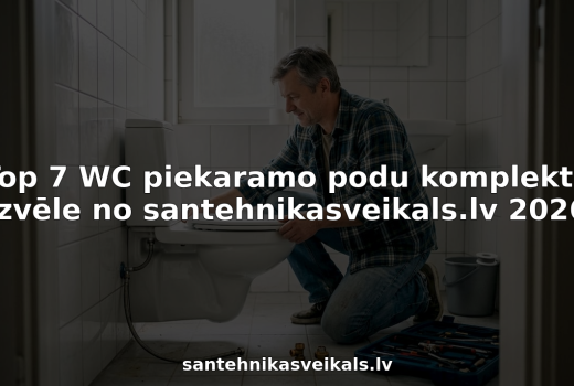 Top 7 WC piekaramo podu komplektu izvēle no santehnikasveikals.lv 2026