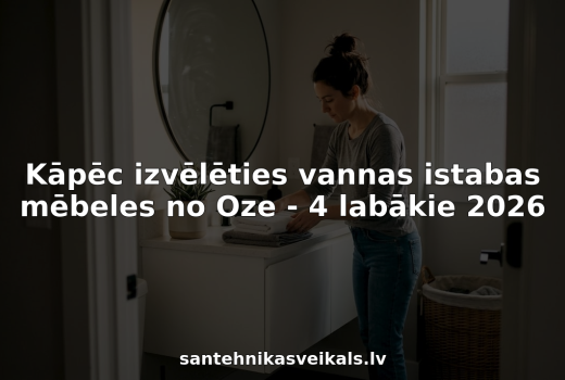 Kāpēc izvēlēties vannas istabas mēbeles no Oze - 4 labākie 2026