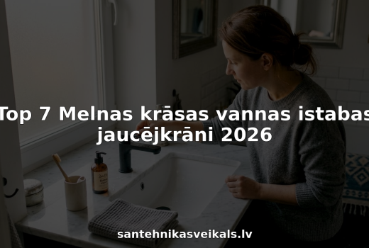 Top 7 Melnas krāsas vannas istabas jaucējkrāni 2026