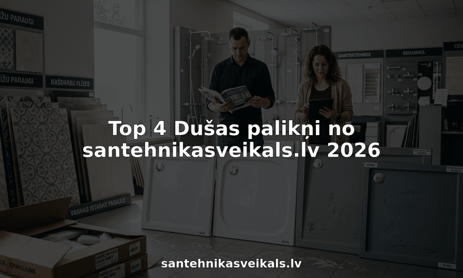 Top 4 Dušas palikņi no santehnikasveikals.lv 2026