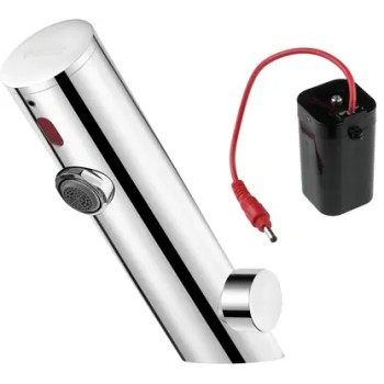 Миксер для раковины в ванной Deante SENSE SENSOR с регулированием температуры 230/6V Полированная сталь BQR_P29R