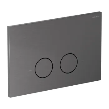 Montāžas rāmja komplekts Omnires STRONGFRAME ECO, ar STEEL-R45 skalošanas pogu, birstēts antracīts STFWCECO1R45-RAT