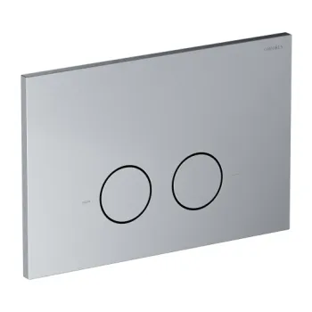Montāžas rāmja komplekts Omnires STRONGFRAME, ar STEEL-R45 skalošanas pogu, birstēts niķelis STFWC1R45-RNI