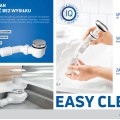 Dušas paliktņa sifons Deante Easy-Clean, hroms NHC_025C