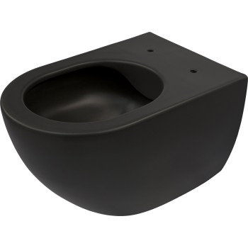 Piekaramais pods Deante Peonia Rimfree, Bez vāka melns CDE_NZPW