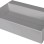 Vannas istabas izlietne Deante CORREO granīta uz virsmas GREY METALLIC, 600x400mm Pelēka