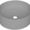 Vannas istabas izlietne Deante SILIA granīta uz virsmas, apaļa GREY METALLIC, D360mm Pelēka