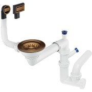Virtuves izlietnes sifons Deante Space-Saver,matēta