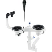 Virtuves izlietnes sifons Deante Space-Saver, melns