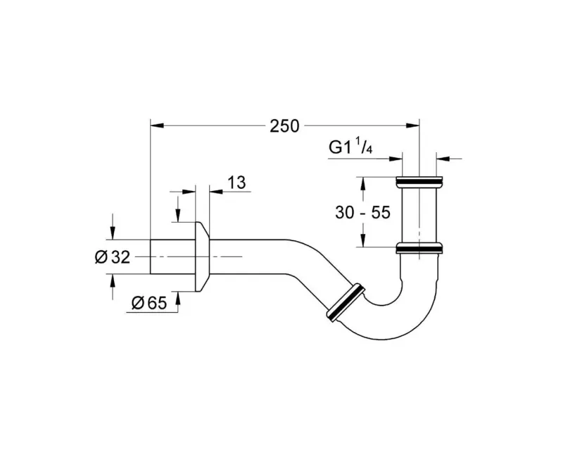 Bidē izvads Grohe , hroms, 28946000 NEW