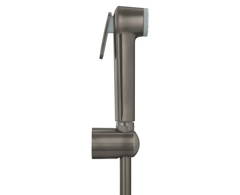 Душевая трубка Grohe Tempesta-F, с держателем и шлангом 1.25 м, матовый Hard Graphite, 27513AL1