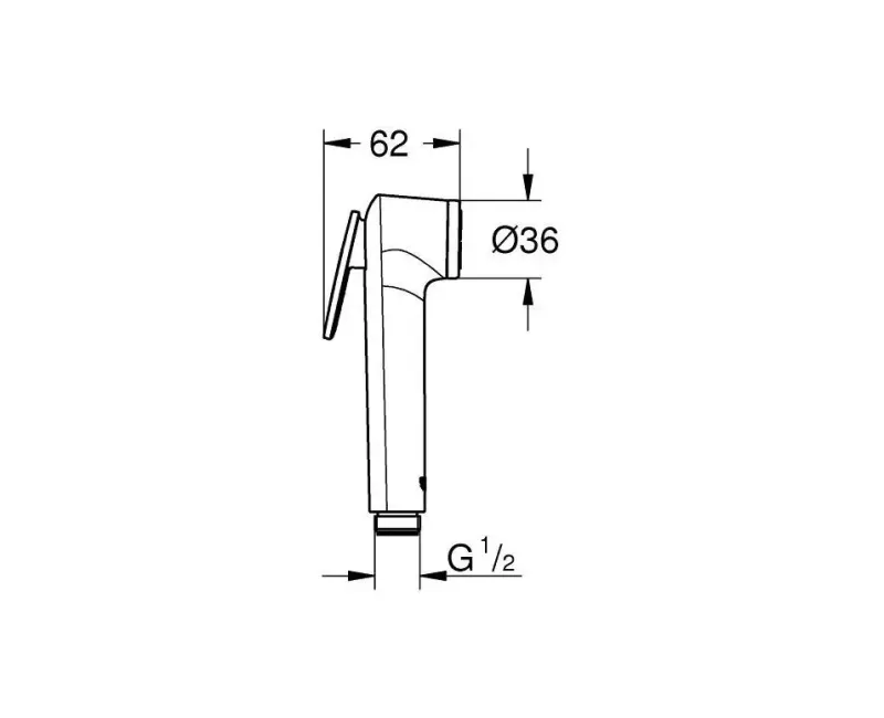 Dušas stienis Hansgrohe Unica'Croma, hroms, 26506000 NEW