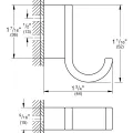 Drēbju pakaramais ākis Grohe Selection, supersteel, 41039DC0 NEW