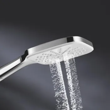 Dušas klausule Grohe Rainshower SmartActive Cube 130, 3 režīmi, Moon White, 26551LS0 NEW