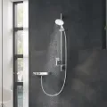 Душевой комплект Grohe Rainshower SmartActive 150, 3 режима, штанга 90 см с шлангом, 9.5 л/мин, Moon White, 26594LS0
