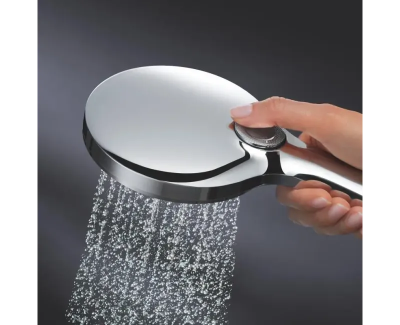 Душевой комплект Grohe Rainshower SmartActive 150, 3 режима, штанга 90 см с шлангом, 9.5 л/мин, Moon White, 26594LS0