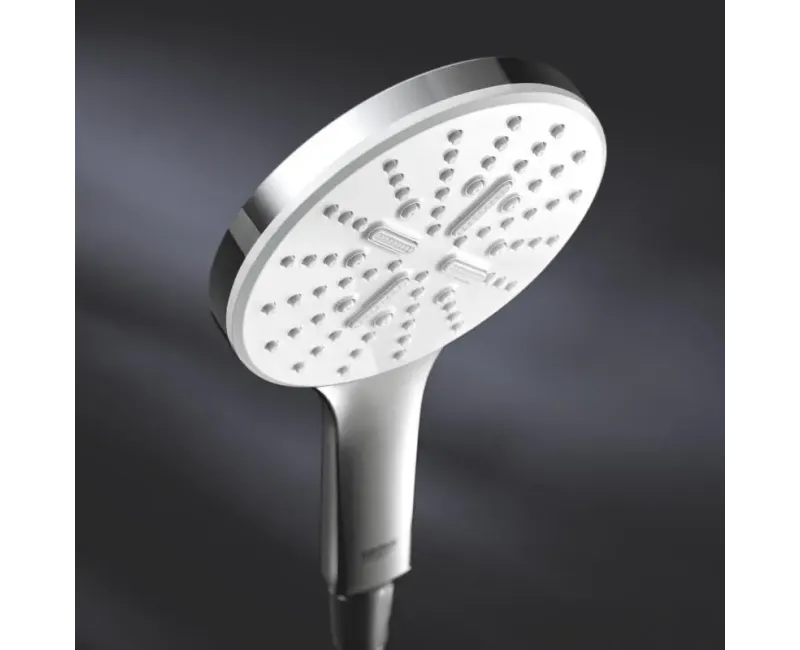 Душевой комплект Grohe Rainshower SmartActive 150, 3 режима, штанга 90 см с шлангом, 9.5 л/мин, Moon White, 26594LS0