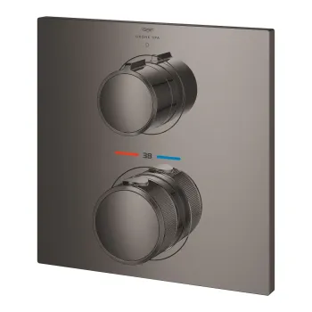 Смеситель для душа Grohe Allure, встраиваемый с термостатом, Hard Graphite, NEW, 19380A02
