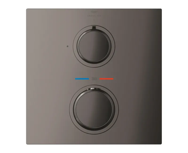 Душевой смеситель Grohe Allure, встраиваемый с термостатом, Hard Graphite, 19380A02