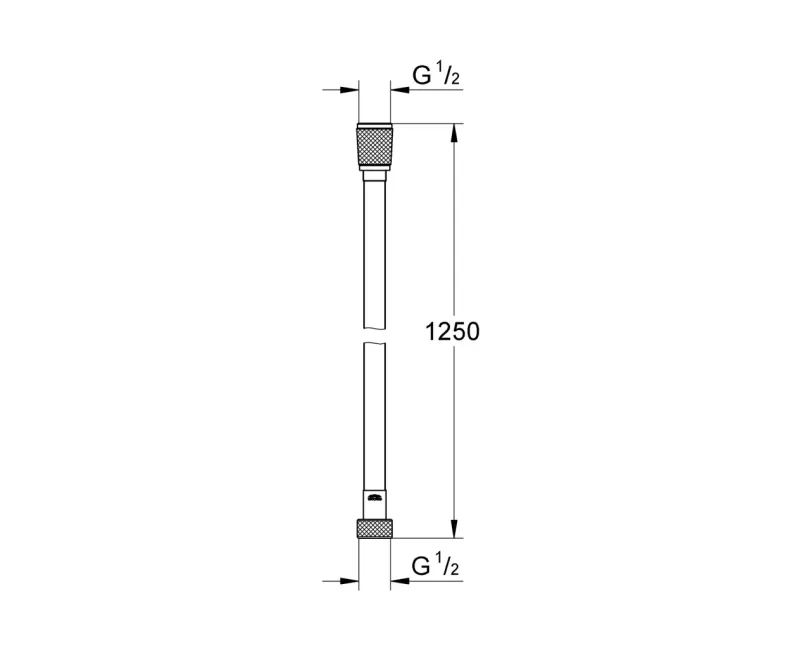 Dušas šļūtene Grohe Silverflex 125 cm, Warm Sunset, 28362DA0 NEW