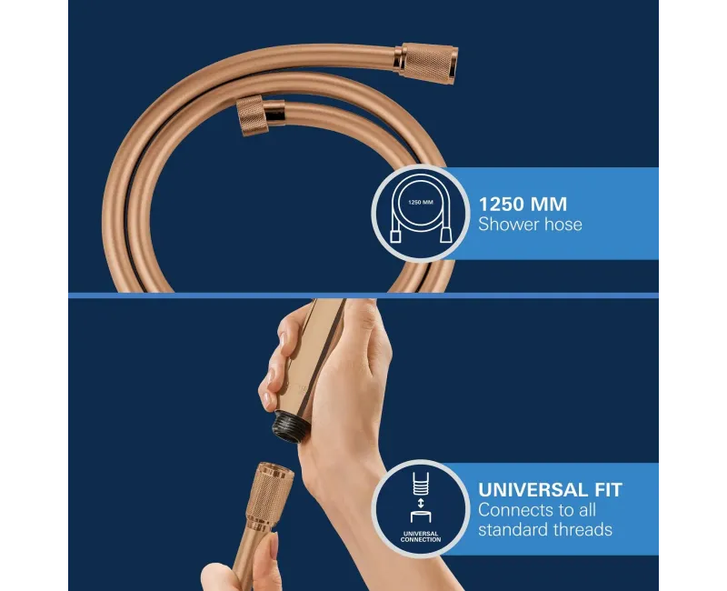 Dušas šļūtene Grohe Silverflex 125 cm, Warm Sunset, 28362DA0 NEW