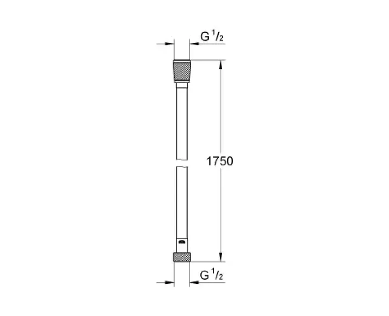 Dušas šļūtene Grohe Silverflex 175 cm, supersteel, 28388DC0 NEW
