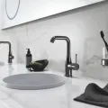Glāzes / ziepju trauka turētājs Grohe Essentials, tumšs grafīts, 40369A01 NEW