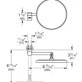 Kosmētikas spogulis Grohe Selection, supersteel, 41077DC0 NEW