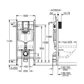 Montāžas rāmis Grohe Rapid SL, 38840000 NEW