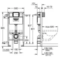 Montāžas rāmis Grohe Rapid SL, GD2 cistern, artikula kods, 38525001 NEW