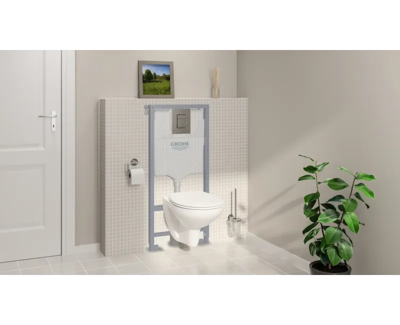 Montāžas rāmja komplekts Grohe Solido, Equal skalošanas vadības plāksne, hroms, 39930000 NEW