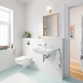 Piekaramais Tualetes pods Grohe Start Edge, piekaramais ar SoftClose vāku, rimless, Alpine White, 39815000 NEW