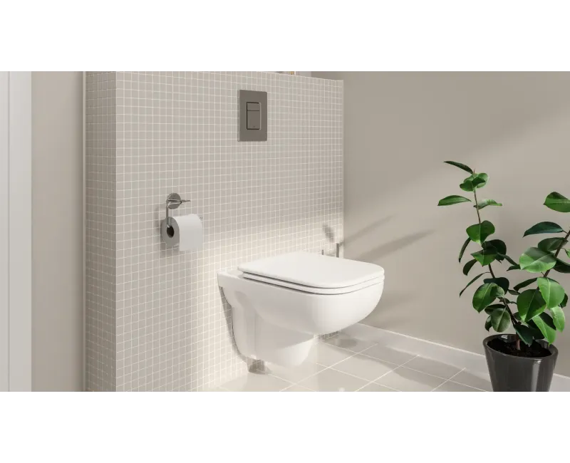 Piekaramais Tualetes pods Grohe Start Edge, piekaramais ar SoftClose vāku, rimless, Alpine White, 39815000 NEW