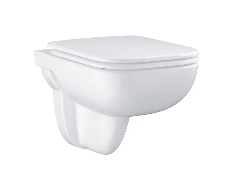 Piekaramais Tualetes pods Grohe Start Edge, piekaramais ar SoftClose vāku, rimless, Alpine White, 39815000 NEW