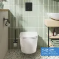 Piekaramais Tualetes pods Grohe Start Round, piekaramais ar SoftClose vāku, Rimless, Alpine White,103848SH00 NEW