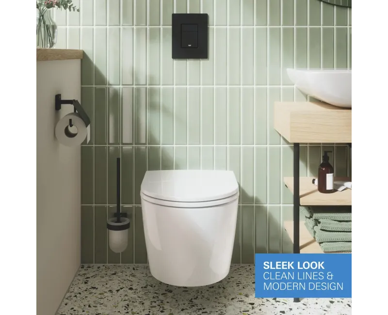 Piekaramais Tualetes pods Grohe Start Round, piekaramais ar SoftClose vāku, Rimless, Alpine White,103848SH00 NEW