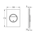 Poga Montāžas rāmim Grohe Nova Cosmopolitan S, Hard Graphite, 37601A00 NEW