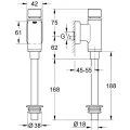 Кнопка смыва Grohe Rondo, хром, 37339000