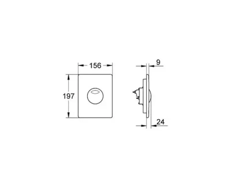 Poga Montāžas rāmim Grohe Skate, Alpine White, 42303SH0 NEW