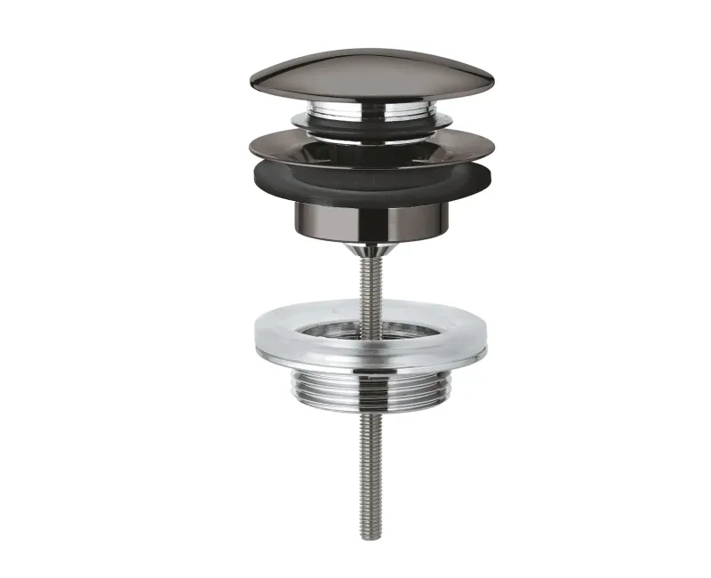 Sifons izlietnei Grohe, ar vārstu, Hard Graphite, 65807A00 NEW