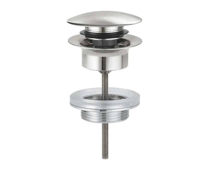 Sifons izlietnei Grohe, ar vārstu, supersteel, 65807DC0 NEW