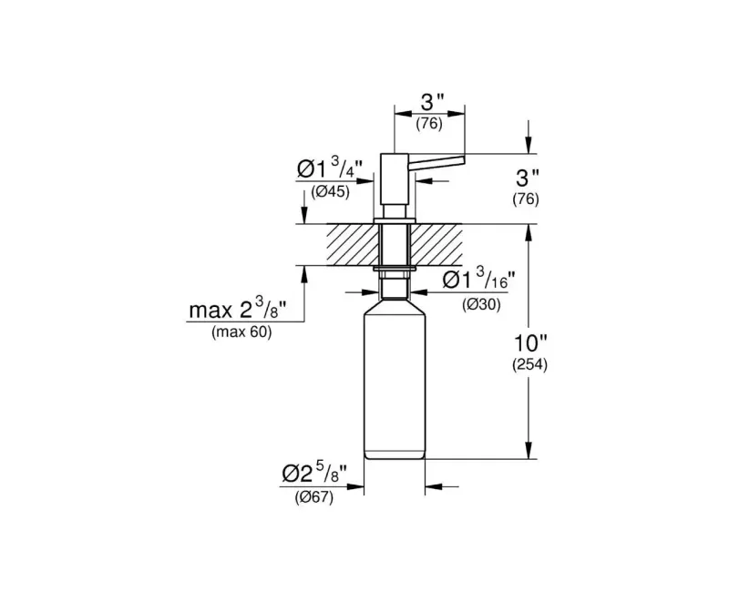 Šķidro ziepju dozators Grohe Cosmopolitan, supersteel, 40535DC0 NEW