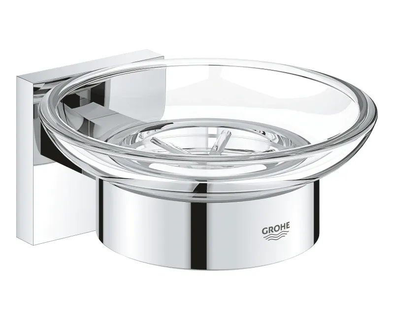 Šķidro ziepju dozators Grohe QuickFix Start Cube, stikls/hroms, 41096000 NEW
