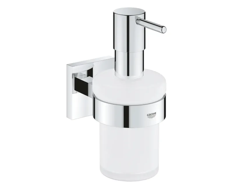 Šķidro ziepju dozators Grohe QuickFix Start Cube, stikls/hroms, 41098000 NEW