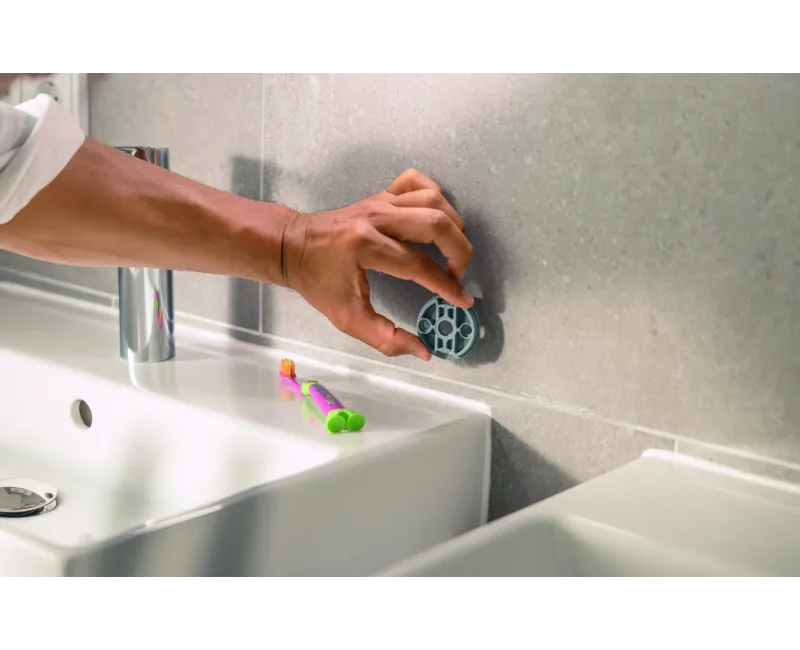 Дозатор жидкого мыла Grohe QuickFix Start, стекло/хром, 41195000