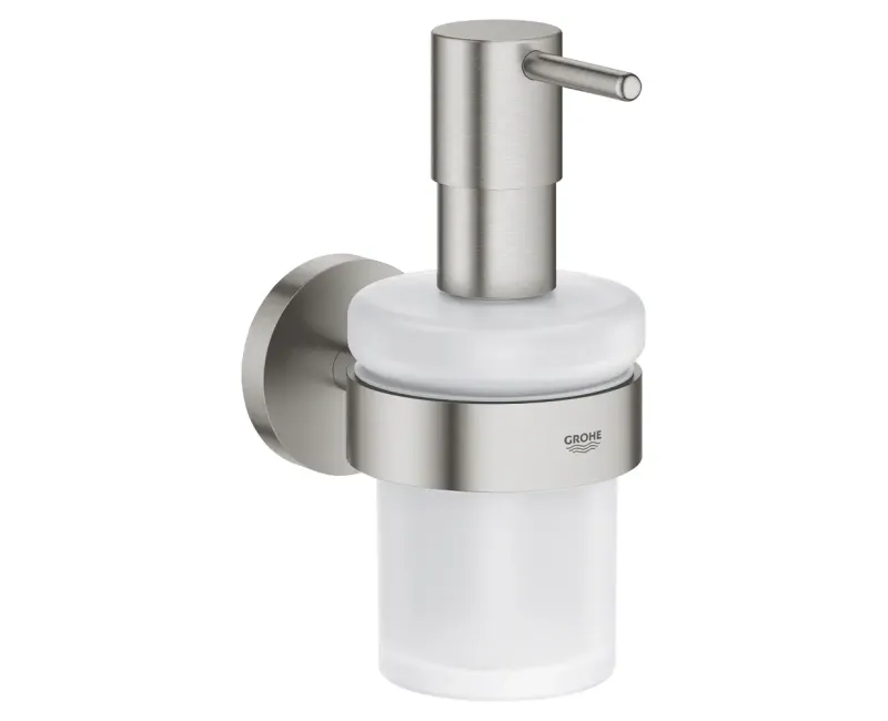 Šķidro ziepju dozators Grohe QuickFix Start, stikls/supersteel, 41195DC0 NEW