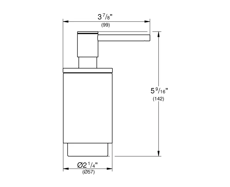 Šķidro ziepju dozators Grohe Selection, stikls/Hard Graphite, 41028A00 NEW