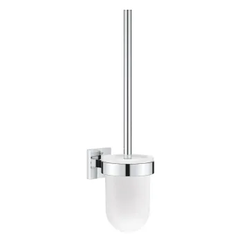 Щетка для унитаза Grohe QuickFix Start Cube, настенного монтажа с держателем, стекло/хром, 40977000