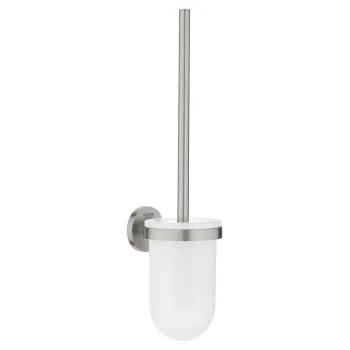 Щетка для унитаза Grohe QuickFix Start, настенного монтажа с держателем, стекло/суперсталь, 41185DC0